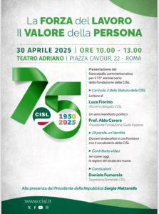 75 ANNI DI CISL!