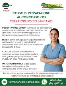 CORSO DI PREPARAZIONE AL CONCORSO OSS