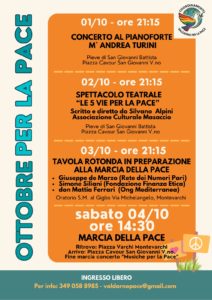 Manifestazioni per la pace in Valdarno