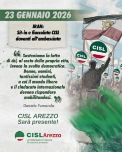 IRAN : Sit in e fiaccolata Cisl davanti all’ambasciata a Roma