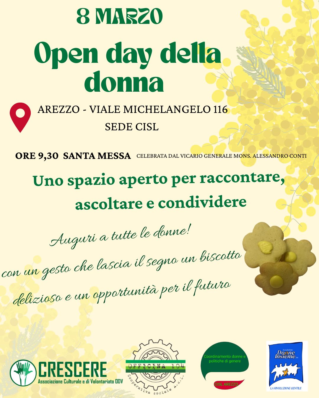 8 marzo – Open day della donna