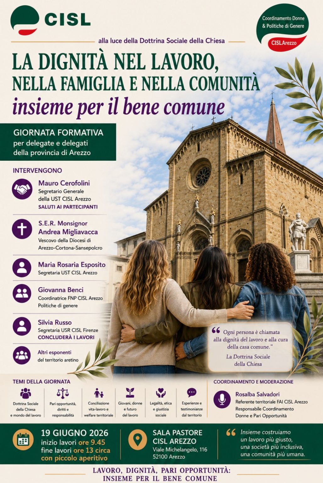 LA DIGNITA’ NEL LAVORO, LA FAMIGLIA E LA COMUNITA’
